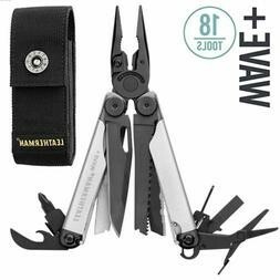 Leatherman wave plus black & silver multi tool