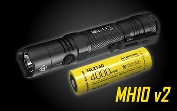 Nitecore MH10 v2 1200 Lumen Rechargeable Flashlight