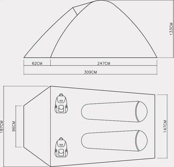 GIPFEL ORION 2 CAMPING TENT