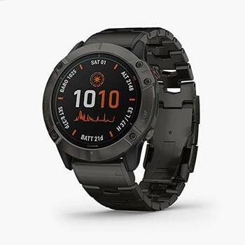 Garmin Smart Watch Fenix 6X Pro Solar Sap Tit Car Gray DLC