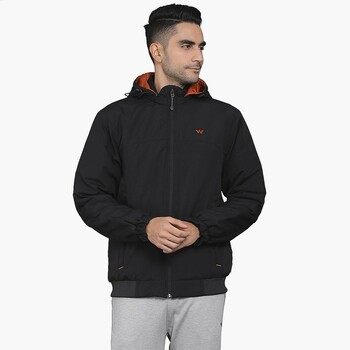 Wildcraft M Hood LQJ Black Winter Jacket