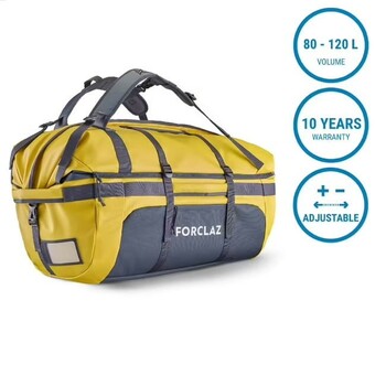 Forclaz Duffle Bag Extend 80 to 120 Litre