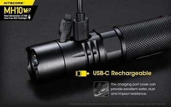 Nitecore MH10 v2 1200 Lumen Rechargeable Flashlight