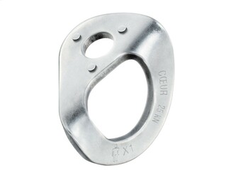 Petzl COEUR Stainless Steel Hanger Plate 10mm