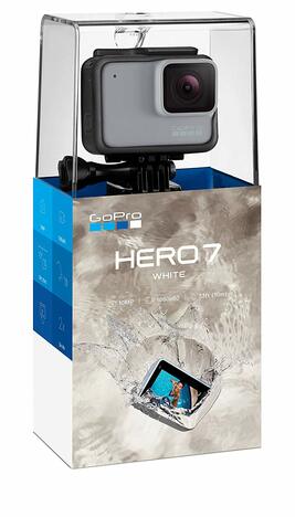 GoPro Hero7 White Sport Action Waterproof Camera