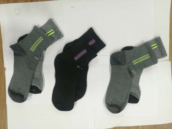 Hans Set of 3 Socks Grey-Black-Grey