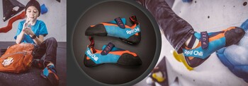 Red Chili Puzzle [Performance] Climbing Shoes - Neon  Coral