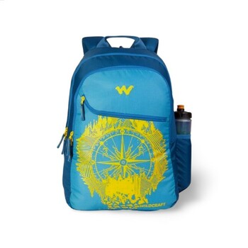 Wildcraft Medium 23L Laptop Backpack Unisex Graphic Backpack (Blue)