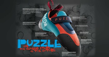 Red Chili Puzzle [Performance] Climbing Shoes - Neon  Coral