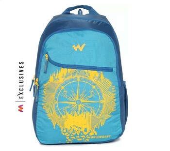 Wildcraft Medium 23L Laptop Backpack Unisex Graphic Backpack (Blue)