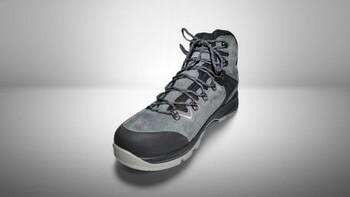 Humtto Men Hiking Shoes Leather Waterproof - Grey