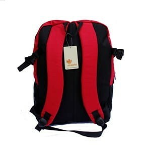 Maple Mochila Backpack - Black/Red