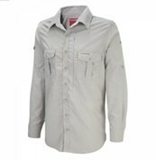 CRAGHOPPERS NOSILIFE ADVENTURE LONG SLEEVE SHIRT (Parchment)