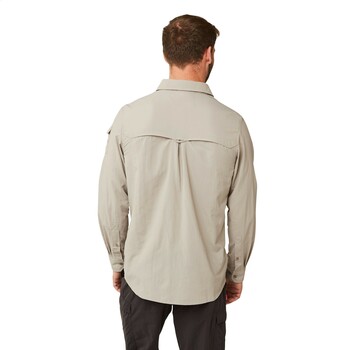 CRAGHOPPERS NOSILIFE ADVENTURE LONG SLEEVE SHIRT (Parchment)