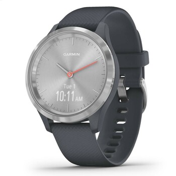 Garmin Vivomove 3S Silver Granite Blue Silicon