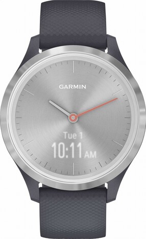 Garmin Vivomove 3S Silver Granite Blue Silicon