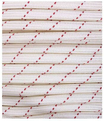 Indian Static Rope 10mm White + Red lines