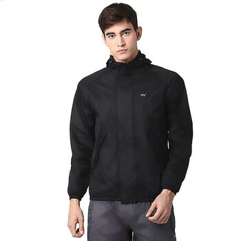 Wildcraft Hypadry Rain Jacket-Black