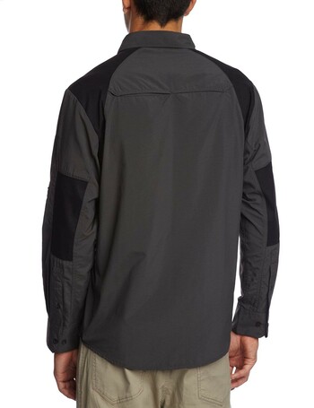 Craghoppers Men's Bear Trek Long Sleeved Shirt Black pepper