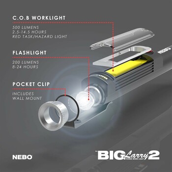 Nebo Big Larry 2 500 Lumens Flashlight