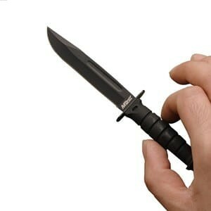 Knife India  Military Type Knife-Black Finish