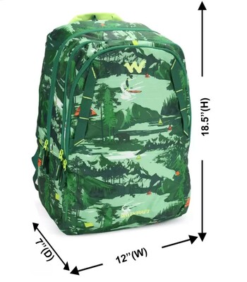 Wildcraft  4 Outdoor School  Backpack - Green