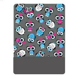 4Fun Owl Blue Kid/Grey Polartec Scarf