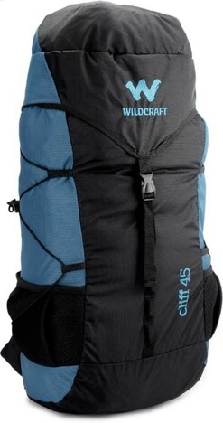 Wildcraft Cliff 45 New Black Backpack