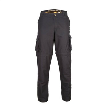 Wildcraft men's convertible pant black