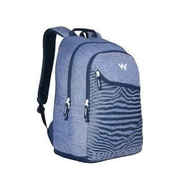 Wildcraft 3 Wild Lines 30 Ltrs School Bag Blue