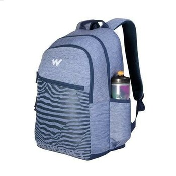 Wildcraft 3 Wild Lines 30 Ltrs School Bag Blue