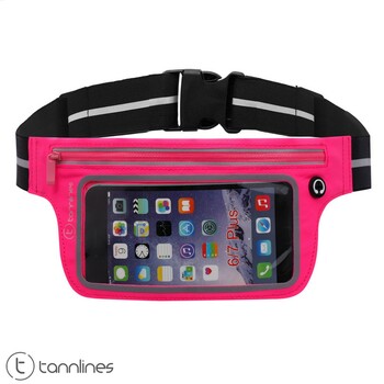 Tannlines Kaleido Running Waist Belt | Transparent Mobile Window | For Running, Jogging, Cycling, Gym