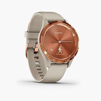 Garmin Vivomove 3S Rose Gold Light Sand Silicon