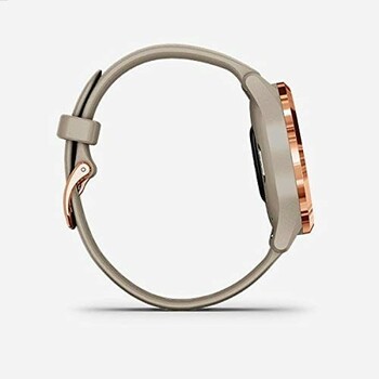 Garmin Vivomove 3S Rose Gold Light Sand Silicon