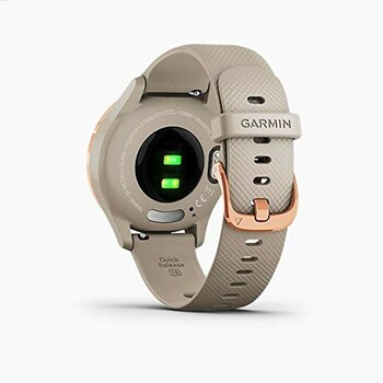 Garmin Vivomove 3S Rose Gold Light Sand Silicon