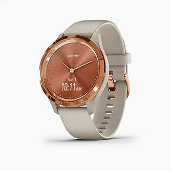 Garmin Vivomove 3S Rose Gold Light Sand Silicon