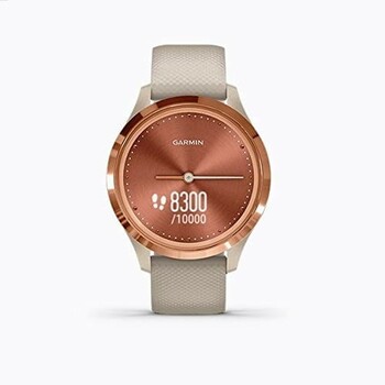 Garmin Vivomove 3S Rose Gold Light Sand Silicon