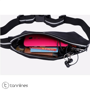 Tannlines Hi-Octane Waist Belt | Suitable for Running, Cycling, Walking, Gym, Trekking