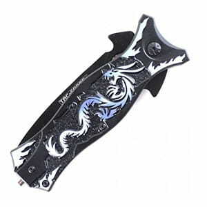 Folding Dragon Dagger - Blue