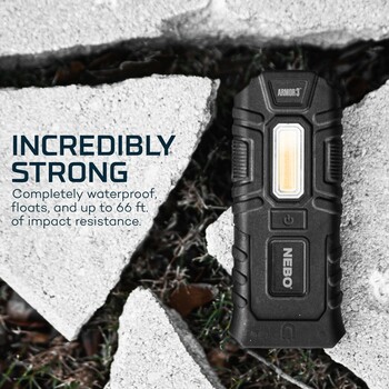 NEBO ARMOR 3 - Indestructible LED Flashlight and Work Light