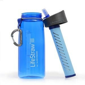 Lifestraw Go Water Purifier Bottle, 650ml (Blue)