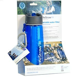 Lifestraw Go Water Purifier Bottle, 650ml (Blue)