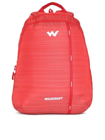 Wildcraft 1 Flare Unisex Red Solid Backpack