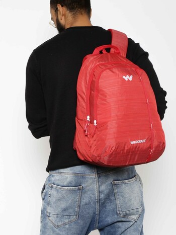 Wildcraft 1 Flare Unisex Red Solid Backpack