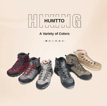 Humtto Men Hiking Shoes Leather Waterproof  - OG