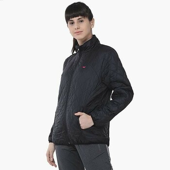 Women's Husky Packable Jacket - Black