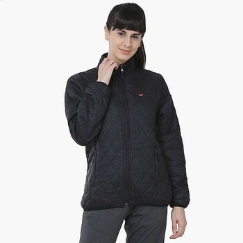 Women's Husky Packable Jacket - Black