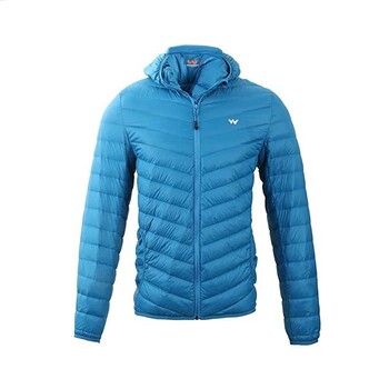 Wildcraft Men's Hooded Down Jacket - Teal