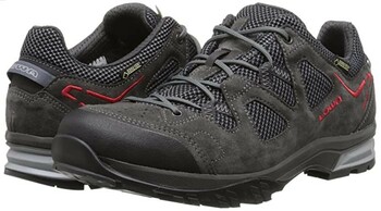 Lowa Men's Shoes Phoenix GTX LO (Anthracite/Red)