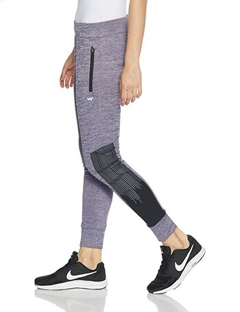 Wildcraft Women's Full Length Space Dyed Tights - Dark Grey